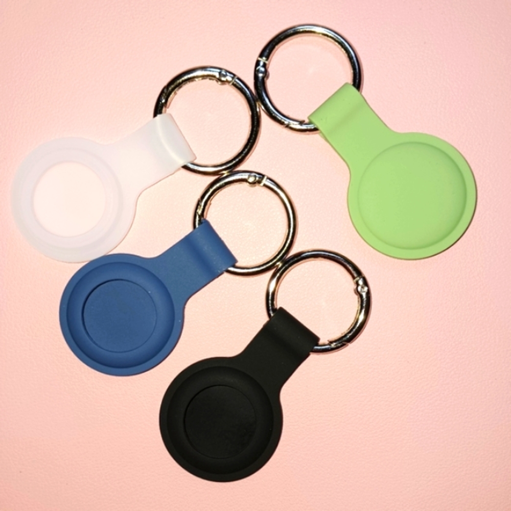 Case set of 4, Cover for AirTags Tracker Keychain Shell Skin For Apple Air Tags
